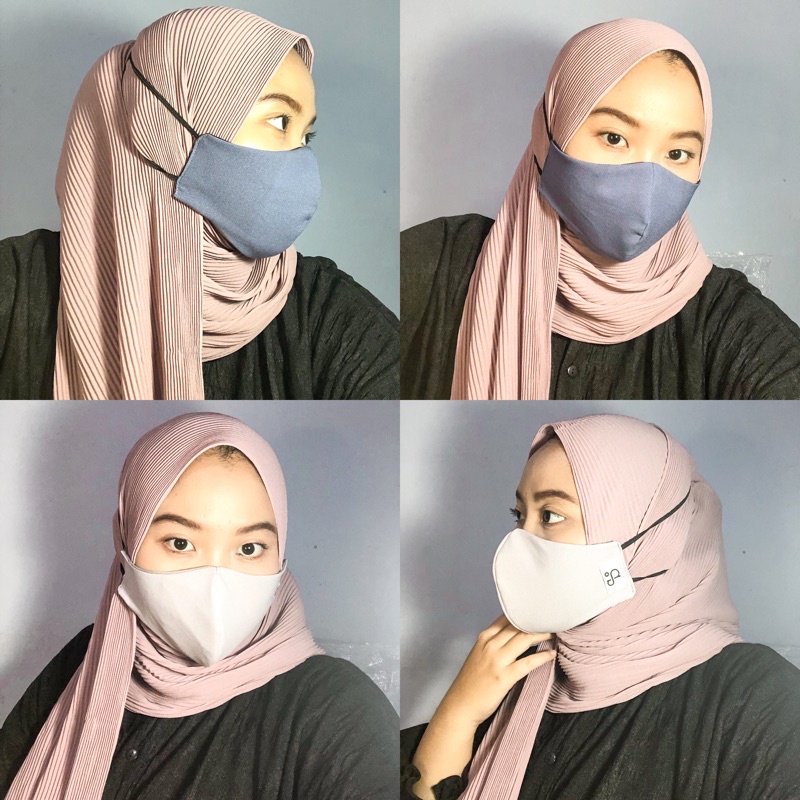 Masker Kain Simple Duckbill 3 Ply