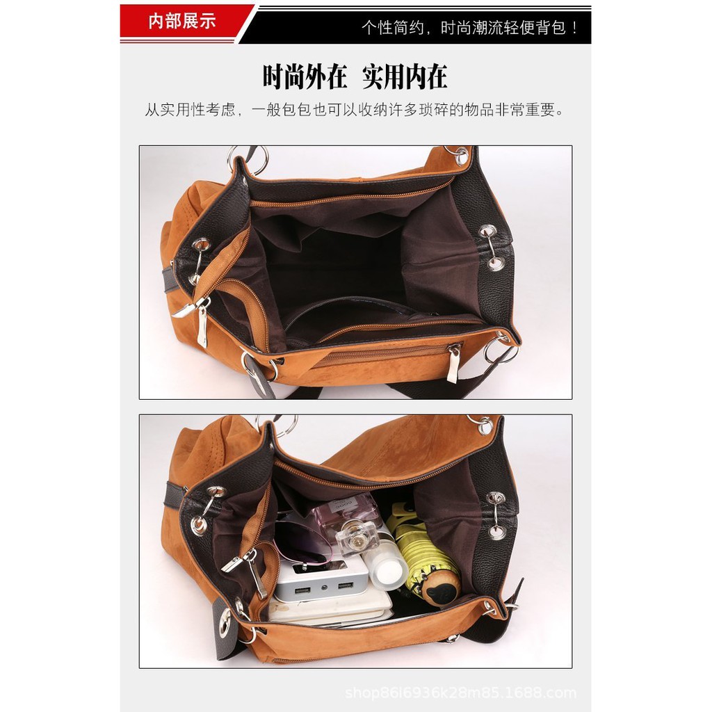 TB-36 high quality tas selempang bahu canvas bludru import korea jepang travel bag