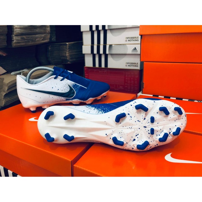Soccer Nike Phantom VNM Academy FG - White Racer Blue