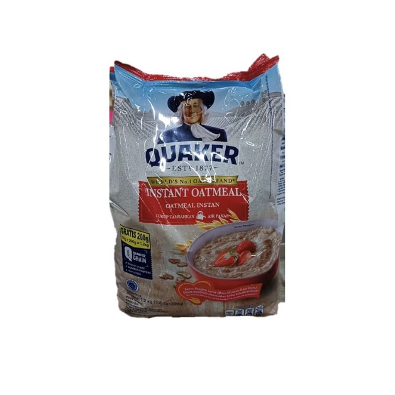 Quaker Instant Oatmeal 1200gr /800gr