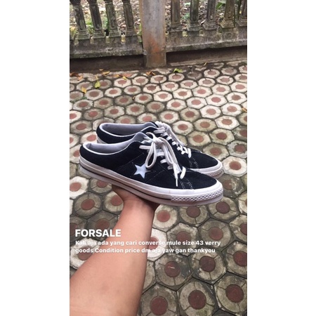 converse one star mule