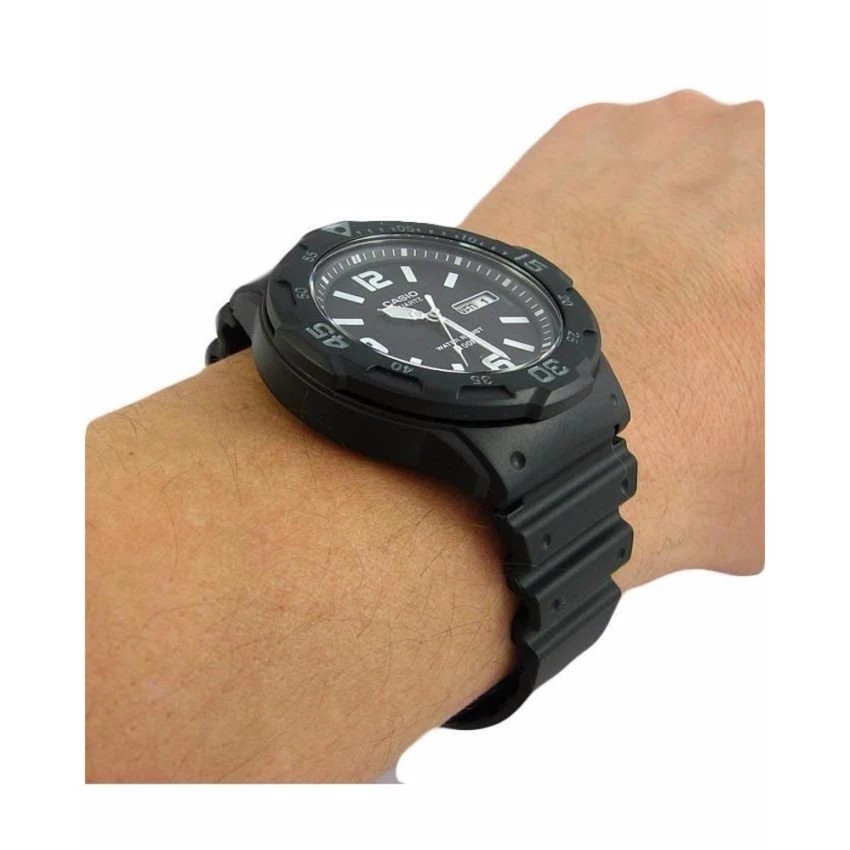 Casio Original MRW-200H / MRW200H Jam Tangan Pria - Digital - Karet - Hitam