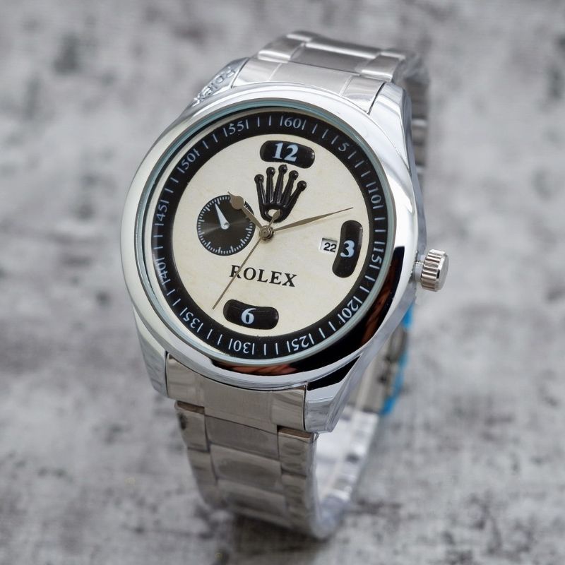 Jam Tangan Pria Analog Strap Rantai Stainless Tanggal Aktif Mewah King RX - Jam Tangan Terbaru Analog Keren Style Formal Kasual Bisnis - Bar Store Promo Jam tangan Bisa COD Bayar Ditempat