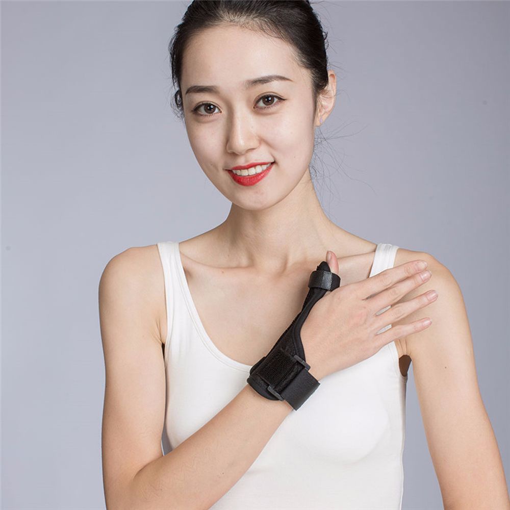 QUINTON Sprain Protection Wrist Thumb Splint Protective Gear Wrist Brace Thumb Brace Fix the Wound Finger Sprain Adjustable Wrist Support Hand Support/Multicolor