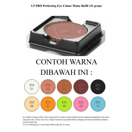 LT Pro Eyeshadow Perfecting Eye Colour Matte Refill