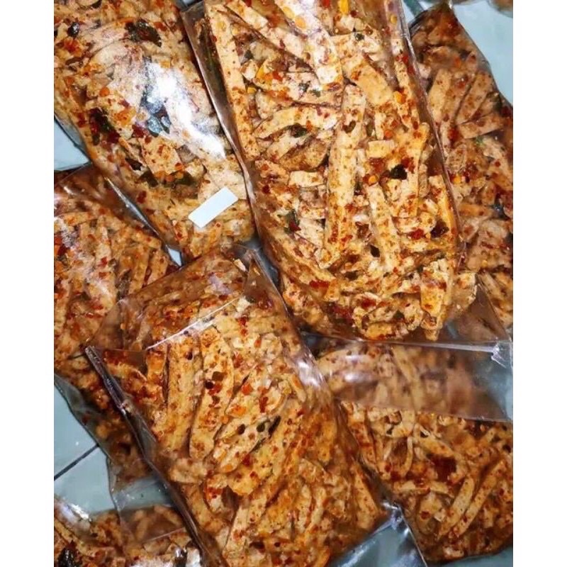 250 gr BASRENG | BAKSO GORENG PEDAS DAUN JERUK | BASRENG XTRA PEDES DAUN JERUK-1