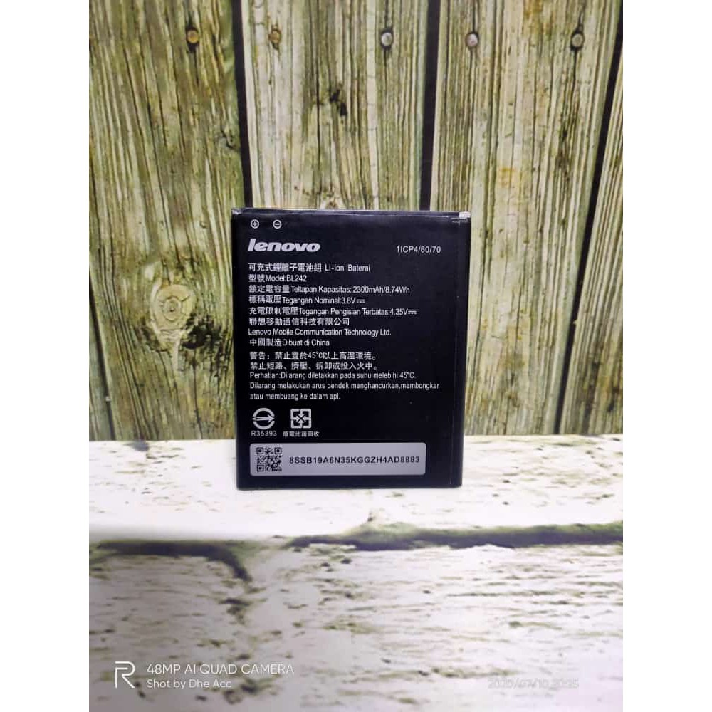 Baterai LENOVO A6000 Baterai BL242 - Battery LENOVO A6000 BATTERY LENOVO BL-242 BL242 BL 242