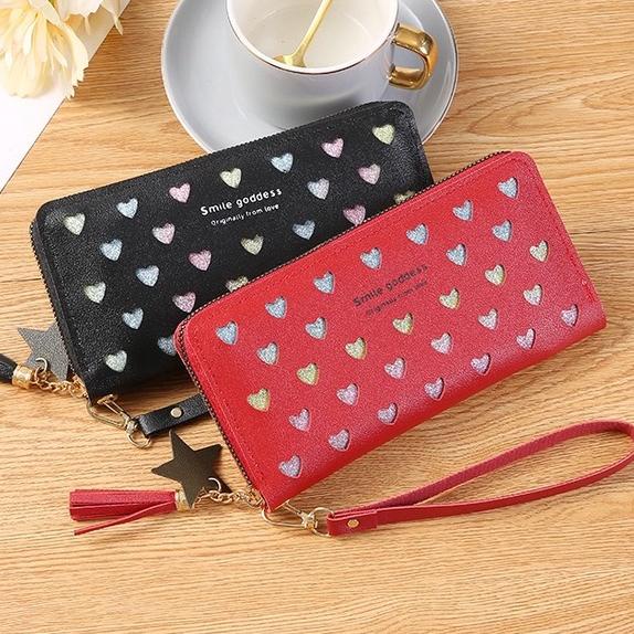 ASIN829- DOMPET PANJANG 802 DOMPET WANITA BESAR RESLETING