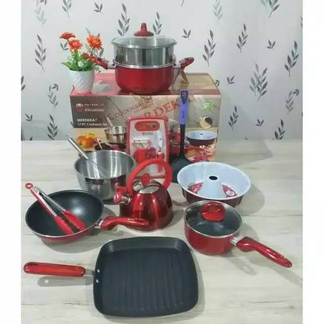 Panci Set  Supra 17 PCS Merdeka