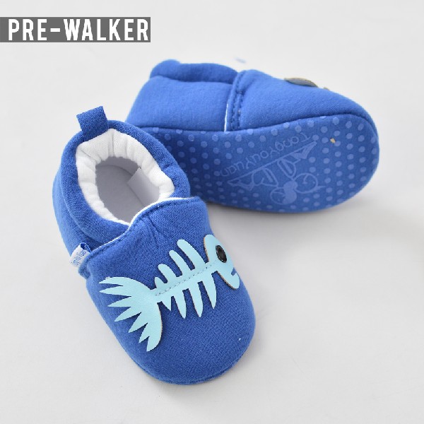 Sepatu Bayi Prewalker Baby Shoes Motif Lucu - Sepatu Bayi Belajar Jalan M046