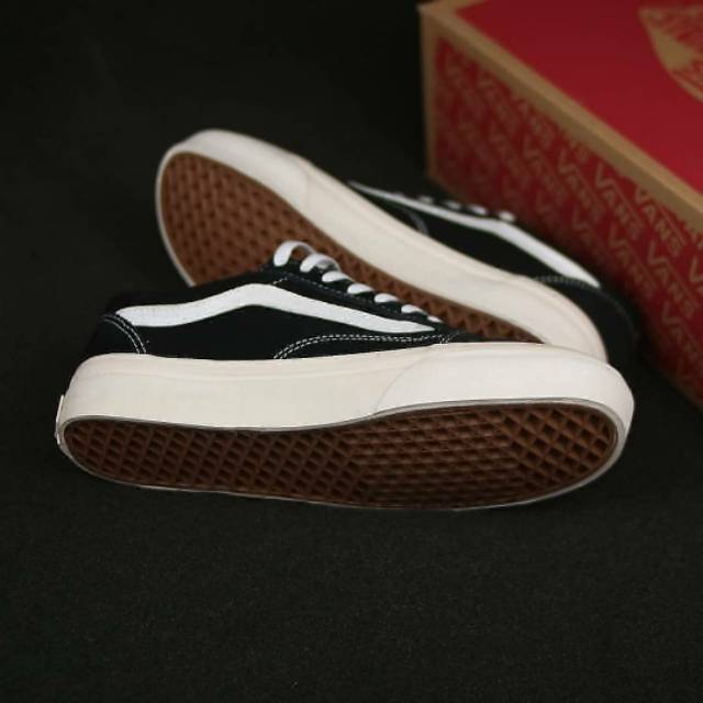 Sepatu Vans Oldskool OG Ivory Black White