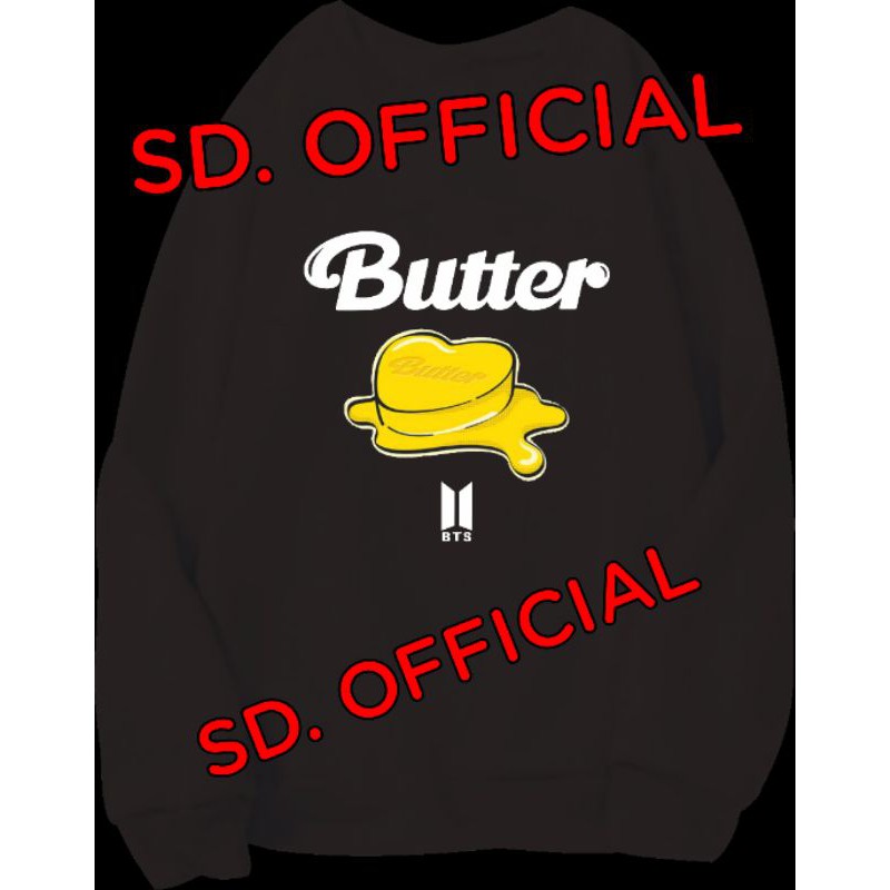 Sweater Basic BTS BUTTER LOGO BTS New Album