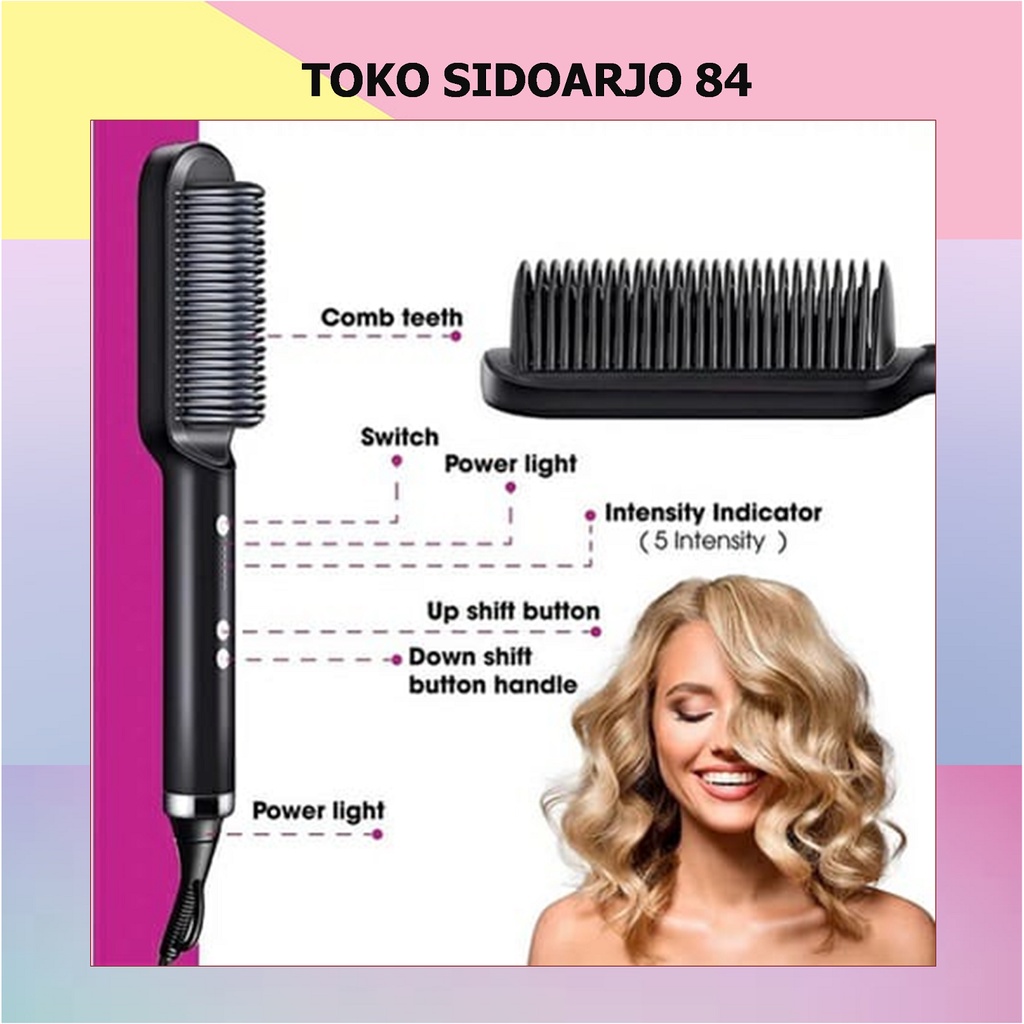 Catok Sisir Pelurus Rambut Hair Straigthener Comb FH909 Catok Pelurus Rambut Catok Pelurus Rambut Paling Bagus Catok Pelurus Rambut Ori Catok Pelurus Rambut Keriting Catok Pelurus Rambut Sonar Catok Pelurus Rambut Paling Bagus Salon