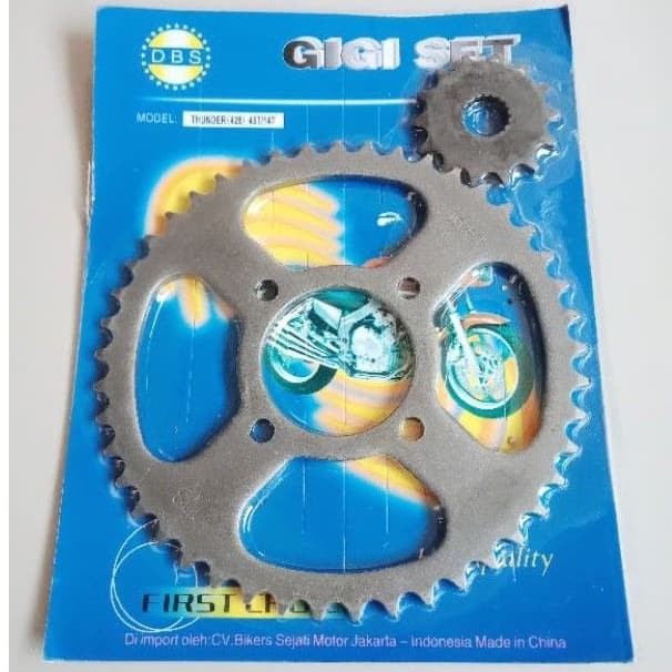 Gear gir depan belakang thunder 125 428 45T 14T