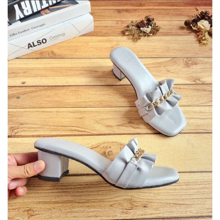 ABBUSHOES RY 12 hak tahu rempel rantai rifat 5cm