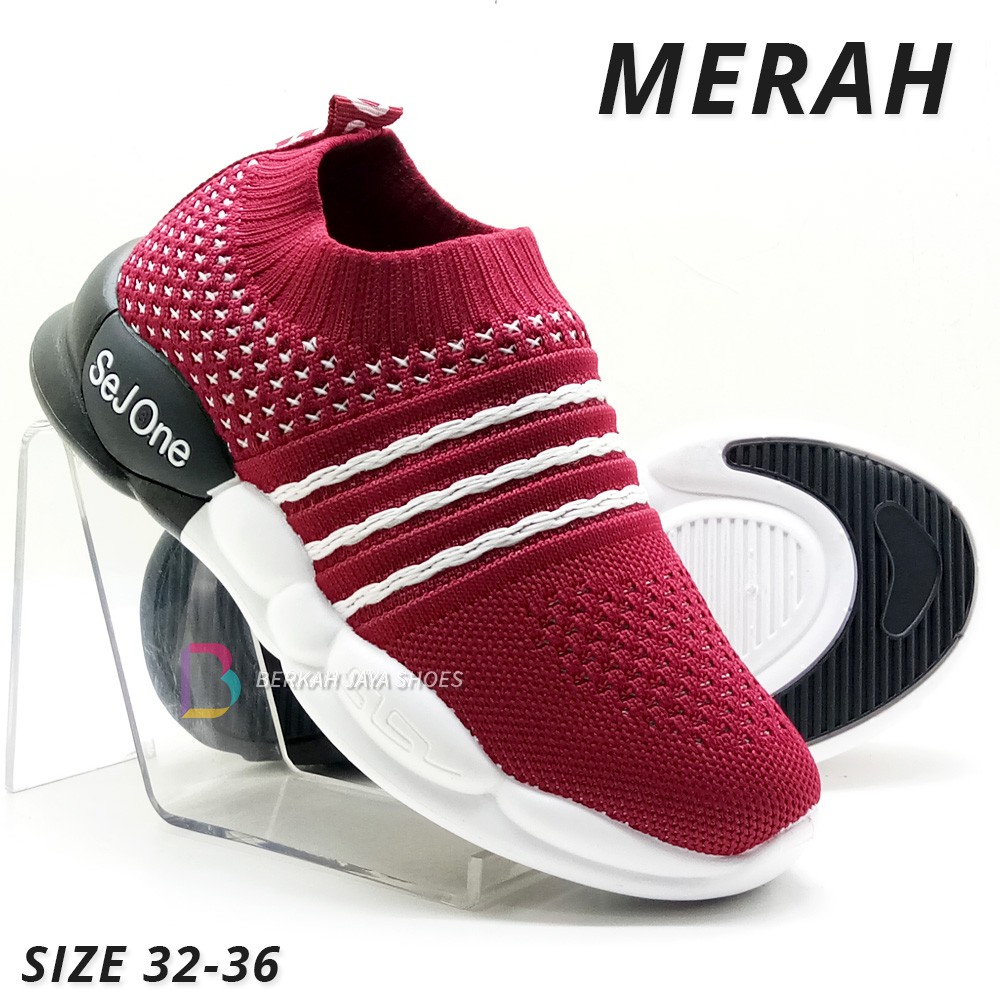 Sepatu Slip On Anak Import / Sepatu Anak Laki Laki &amp; Perempuan Varian Warna 32/36