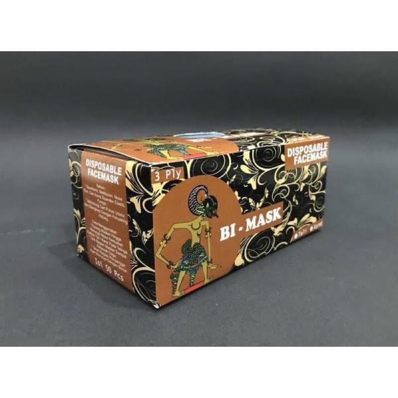 FACE MASK BI-MASK HIJAU 3PLY EARLOOP READY STOCK(Dijamin amanah)