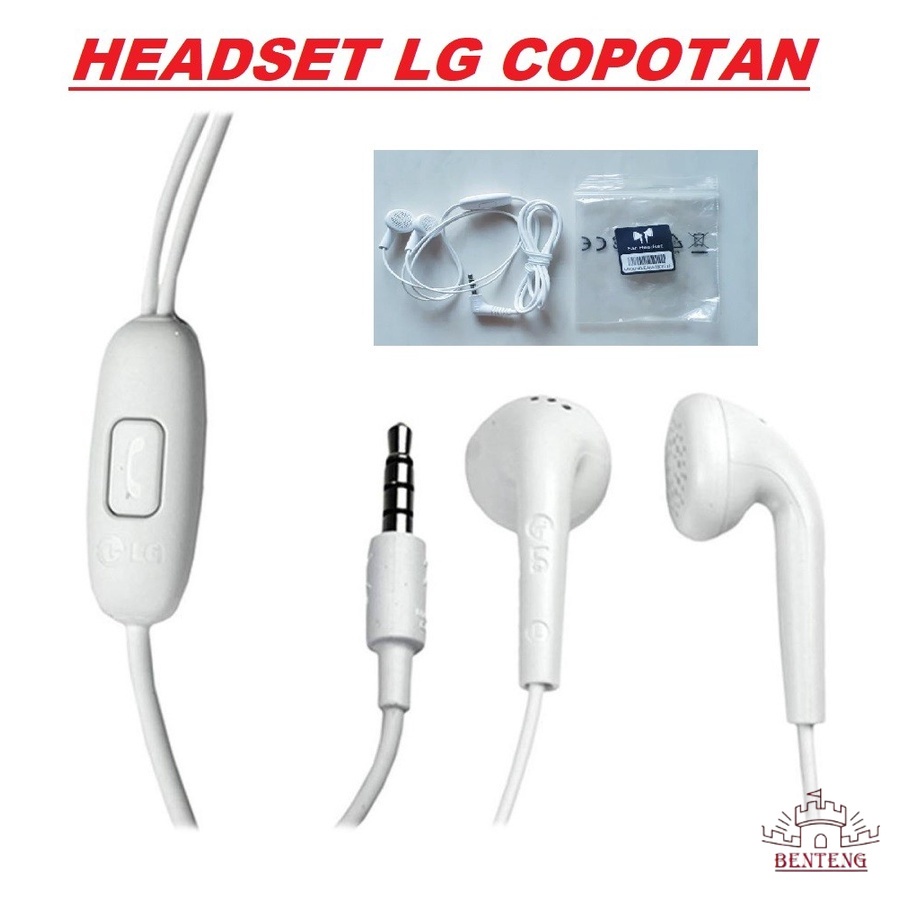 LG03 - HEADSET HANDSFREE LG COPOTAN KUALITAS ORIGINAL