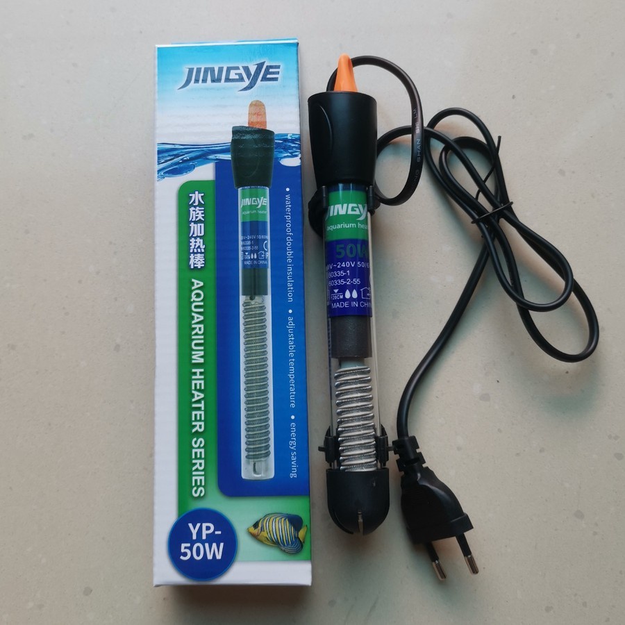 Jingye Heater Aquarium Daya 50 Watt