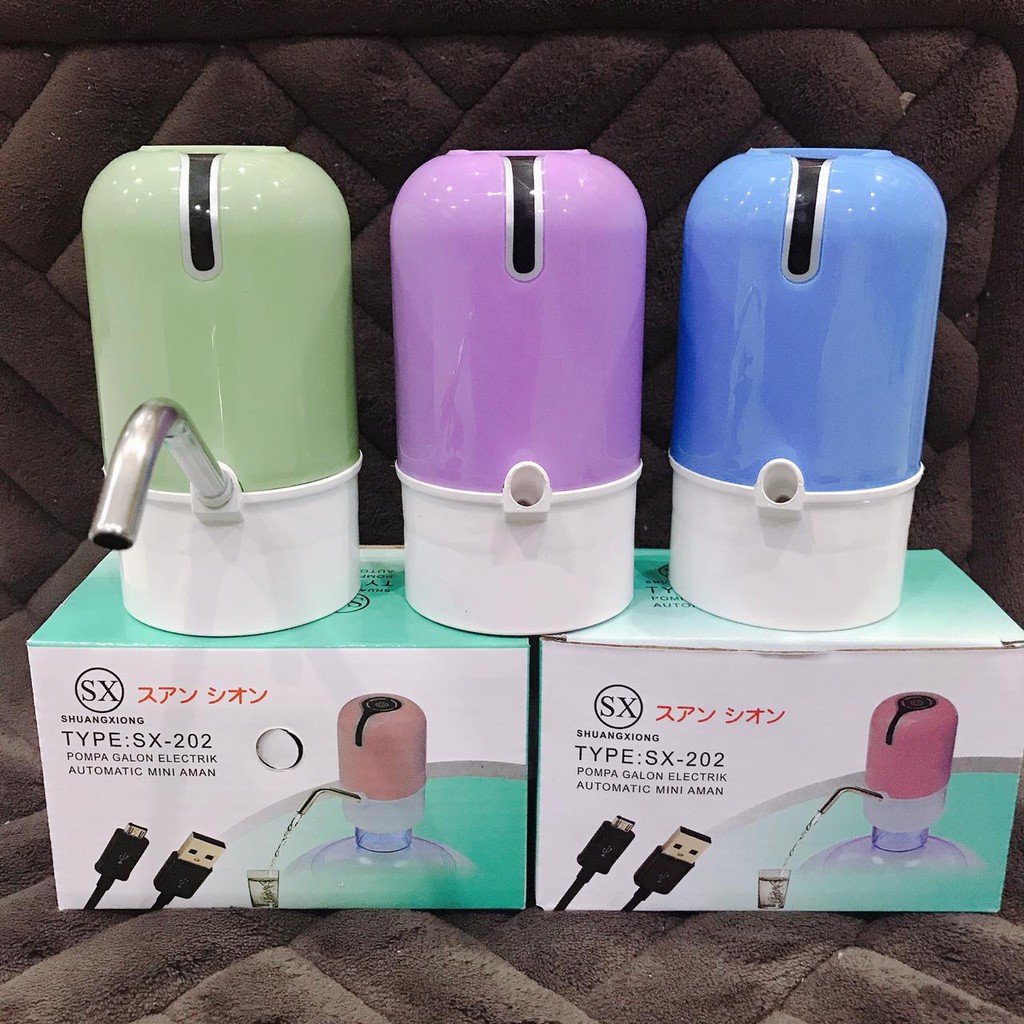 Pompa Galon Elektrik Recharge Dispenser Air Galon Charge DISPENSER USB