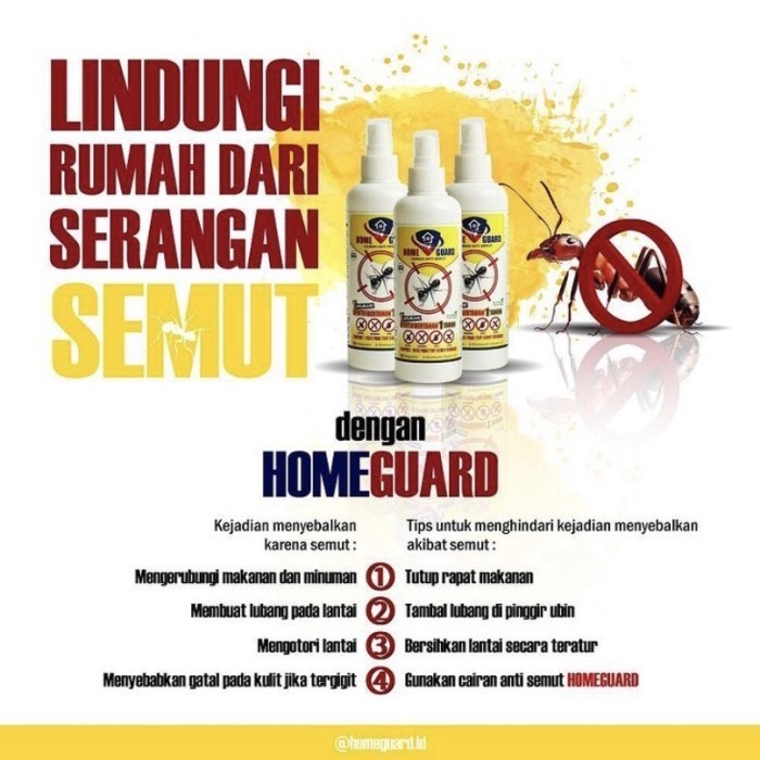 HOMEGUARD CAIRAN ANTI SEMUT 100ML