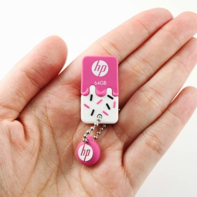 USB FlashDisk HP v178 b (Pink) 64GB 100% Original Garansi Resmi