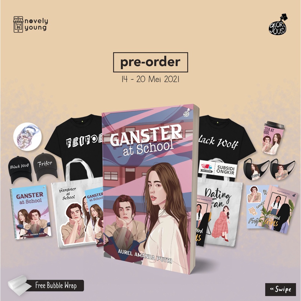 Novel Gangster At School - Aurel Amanda Putri