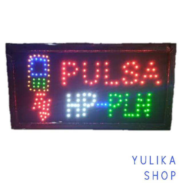 PAPAN LED JUAL PULSA HP~PLN