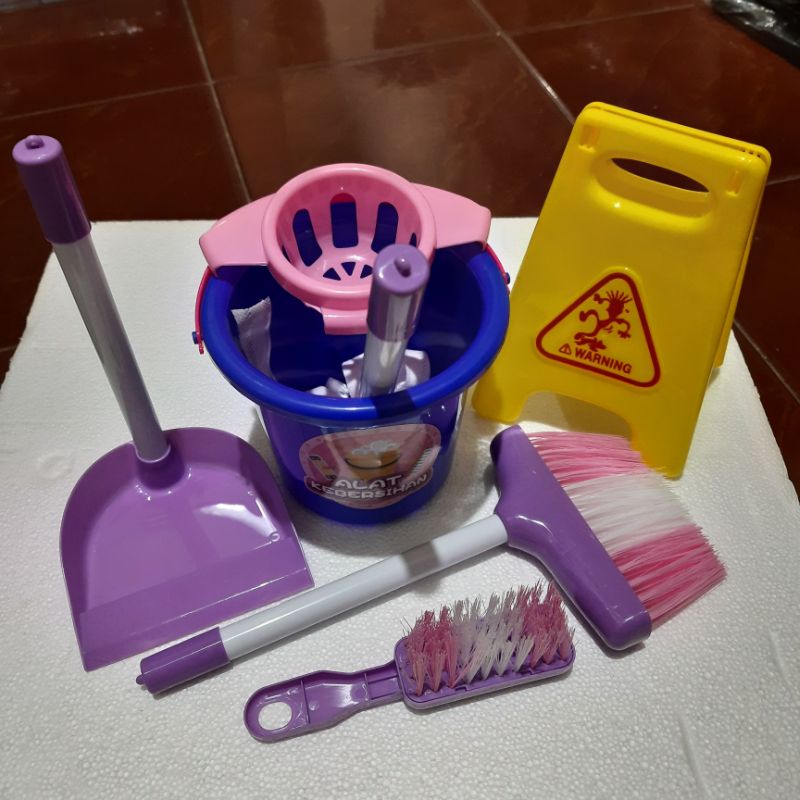 MAINAN ANAK CLEANING SET MAINAN EDUKASI MAINAN ALAT KEBERSIHAN