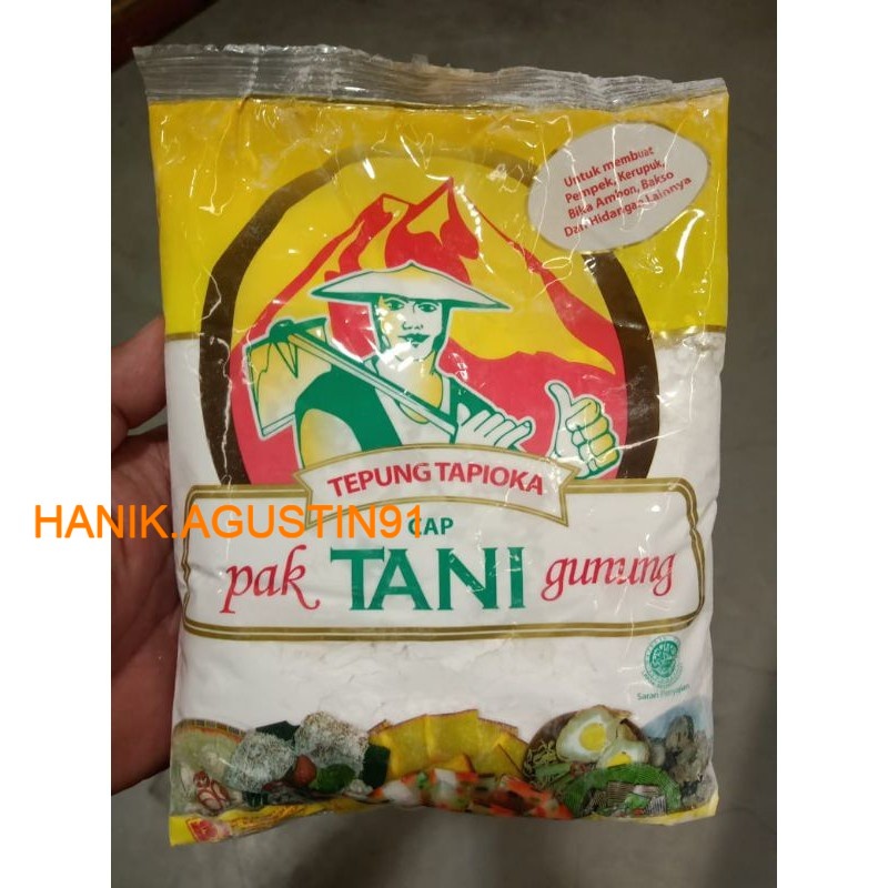 

Tepung Tapioka Cap Pak Tani Gunung 500gr