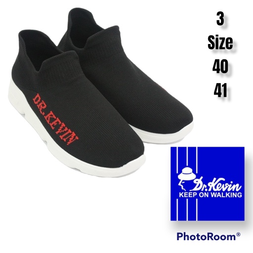 3 Dr. Kevin- Sepatu Kasual Sneaker Wanita Women Sneakers tanpa tali
