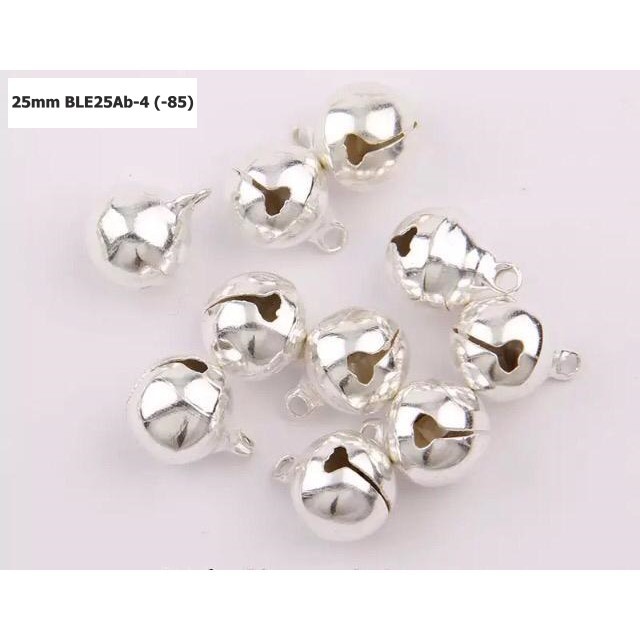 Bell lonceng kelintingan Warna Warni &amp; Silver Emas Uk 16mm - 25mm Harga/100pc