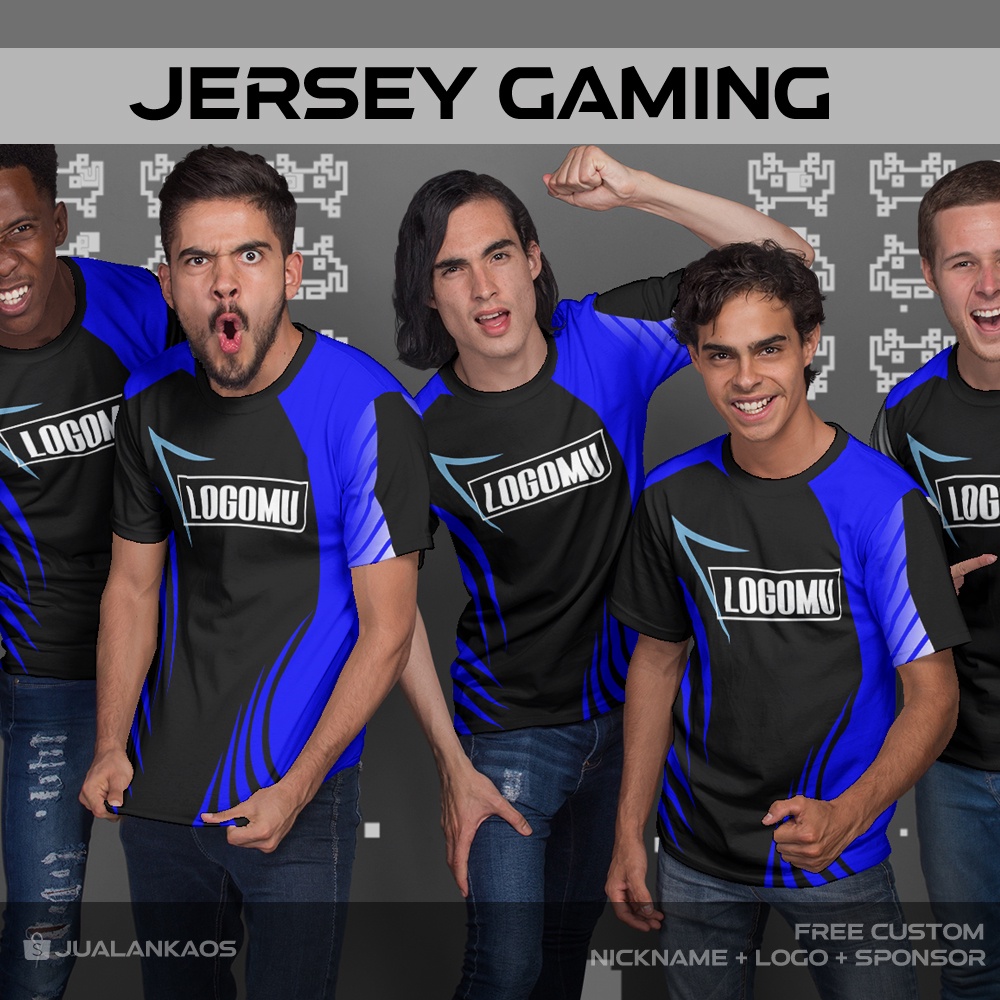 Baju Kaos Jersey Gaming ESports 136 Printing Custom