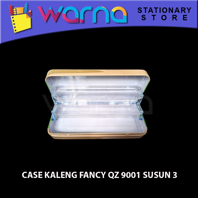 

TEMPAT PENSIL CASE KALENG FANCY QZ 9001 SUSUN 3