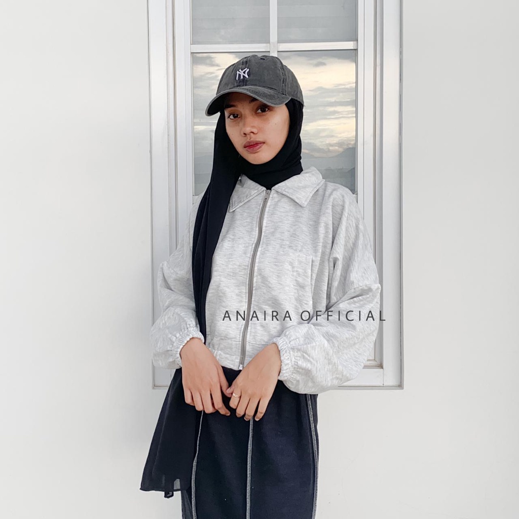 SWEATER WANIITA AIRA CROP ANAIRAOFFICIAL SWEATER OVERSIZE WANITA SWEATER CEWEK SWEATER OVERSIZE CEWEK CREWNECK CEWEK CREWNECK WANITA