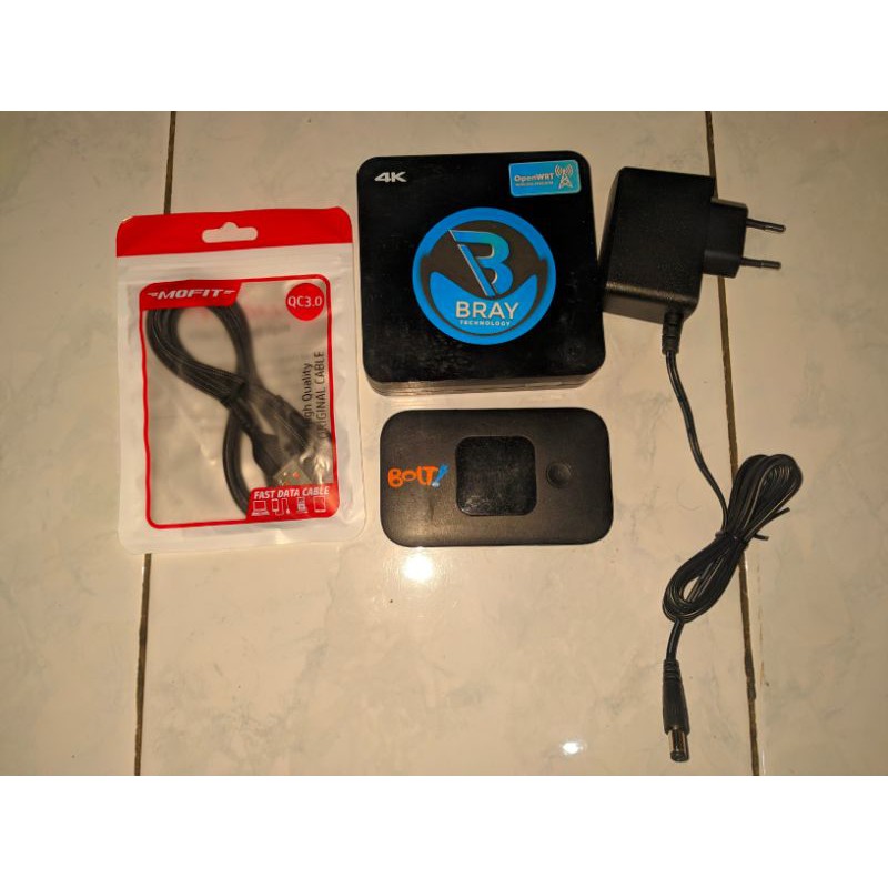 STB OpenWrt Ram 1gb dan Modem E5577 Hilink