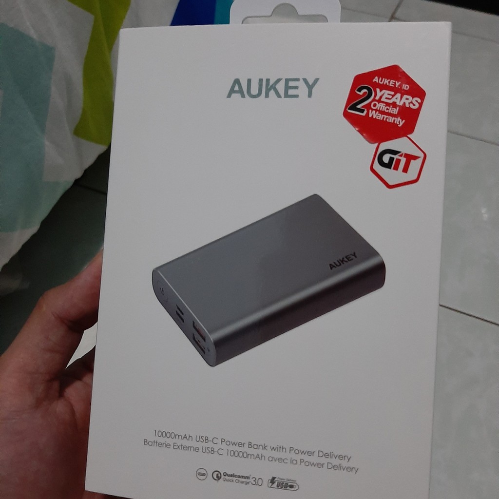 Aukey Powerbank PB-XD12 10.000mah QC 3.0
