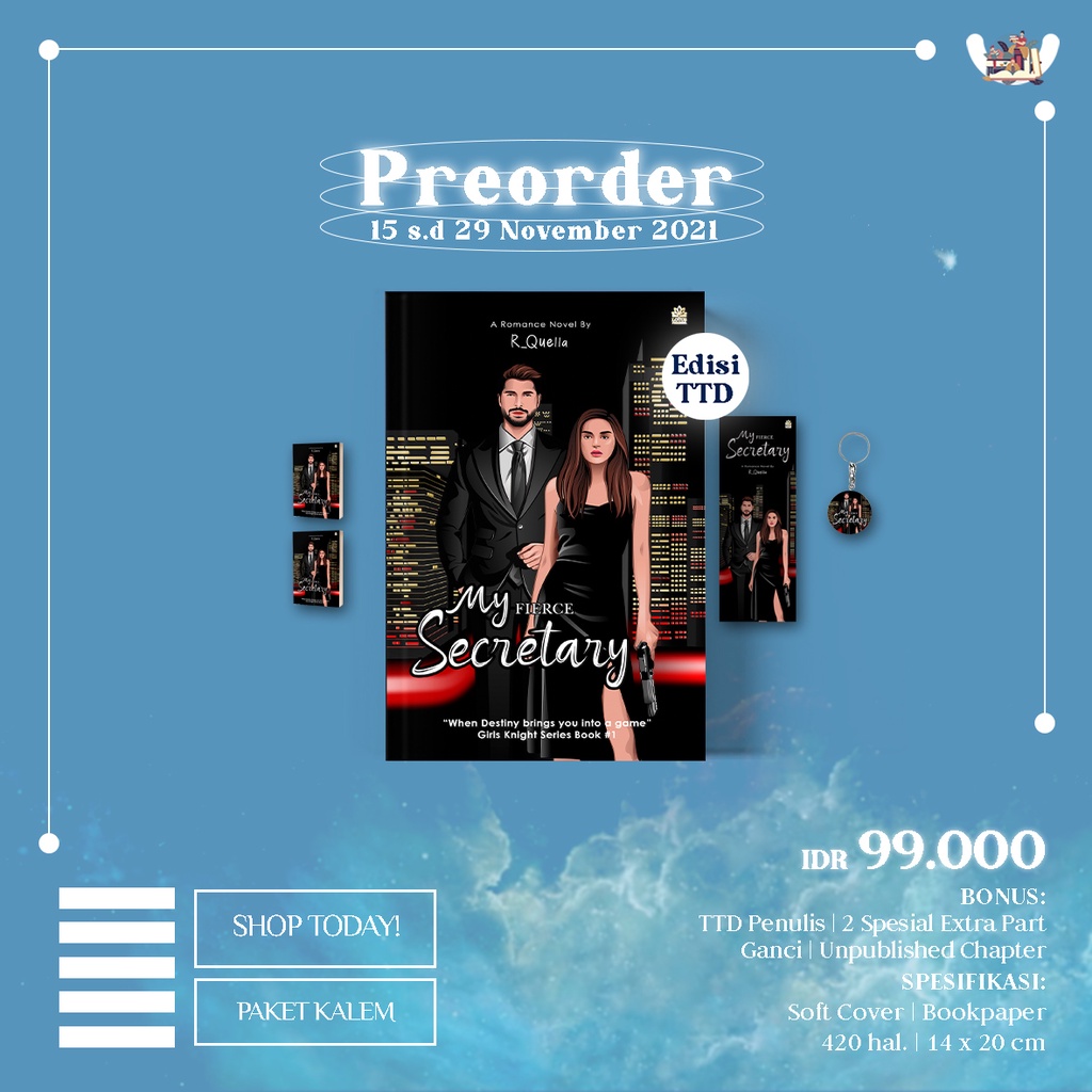 Ready Novel The Fierce Secretary Penulis: R Quella-BUKU AJA