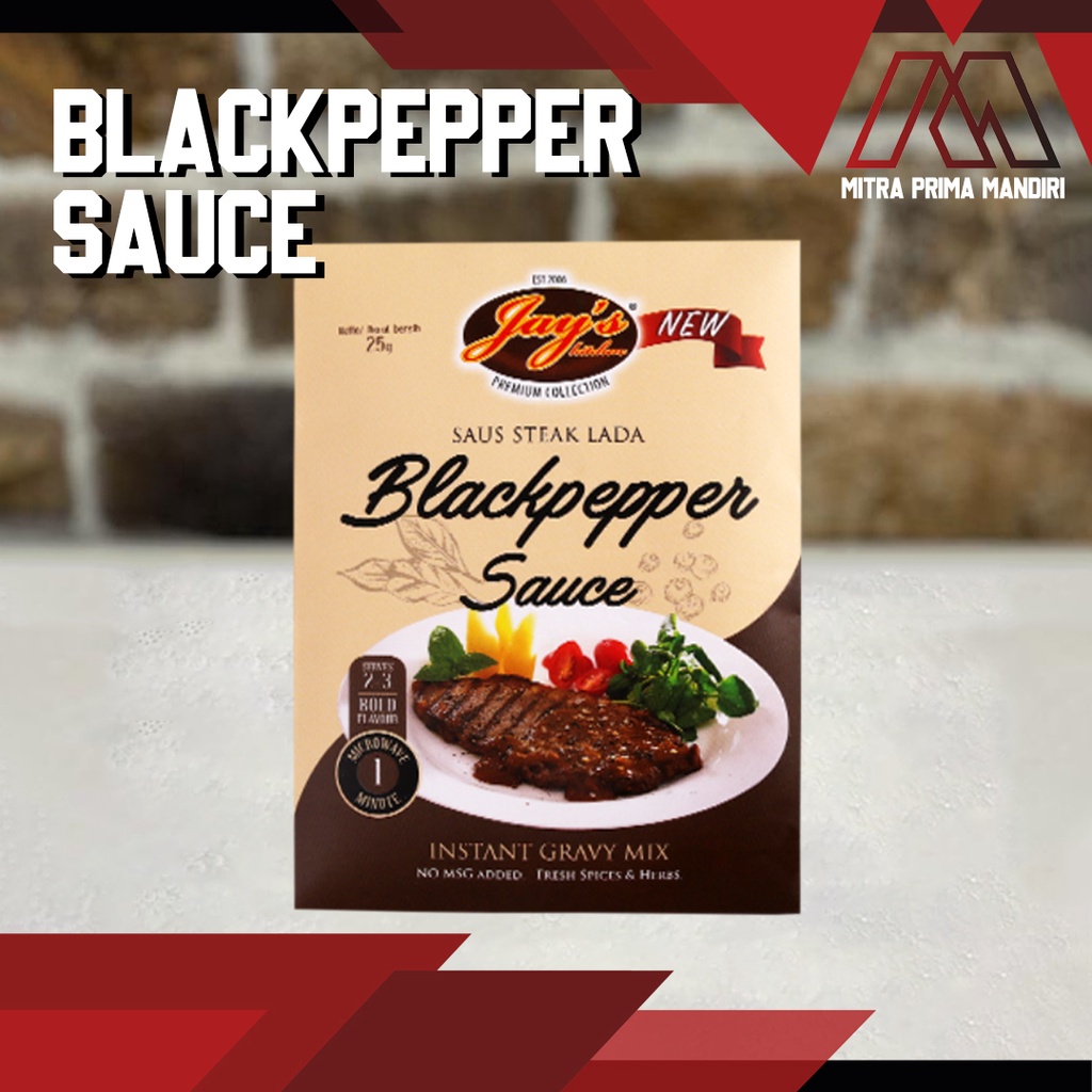 

SAUCE / STEAK SAUCE / JAYS BLACKPEPPER SAUCE