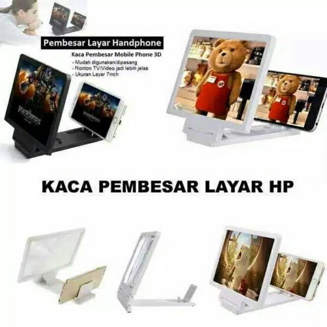 Kaca Pembesar layar HP 3D