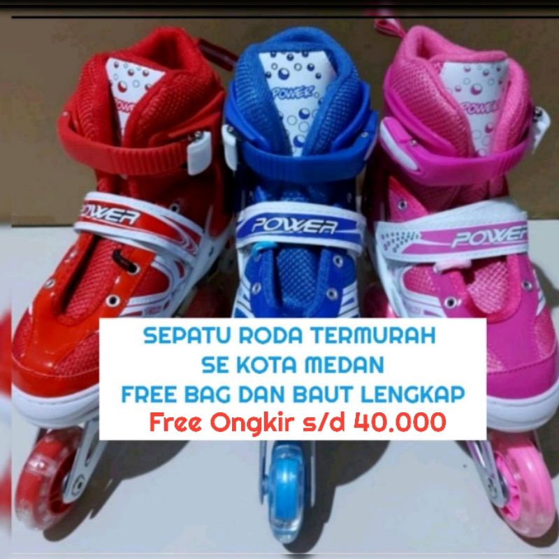 SEPATU RODA / Bajaj MERK POWER free Bag &amp; baut baja size S,M,L SEPATU RODA