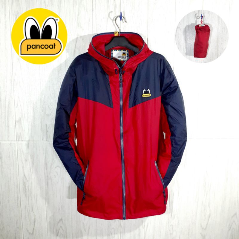 (COD) PREMIUN RARE - PANCOAT Popeyes Packable Full Hooded Windbreaker Jumper Jaket Ultralight Casual