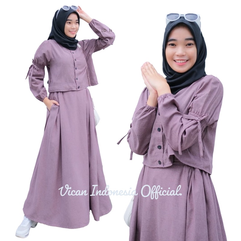 [NEW] JENIE SET (ATASAN+ROK) SETELAN WANITA BEST SELLER ORIGINAL BY SHOFIYA