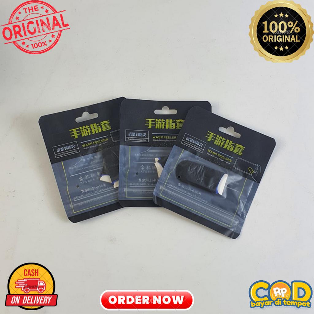 SARUNG TANGAN JEMPOL  GAMING ISI 2 PCS ANTI BASAH/KERINGAT HP PUBG GAMING HIGH QUALITY