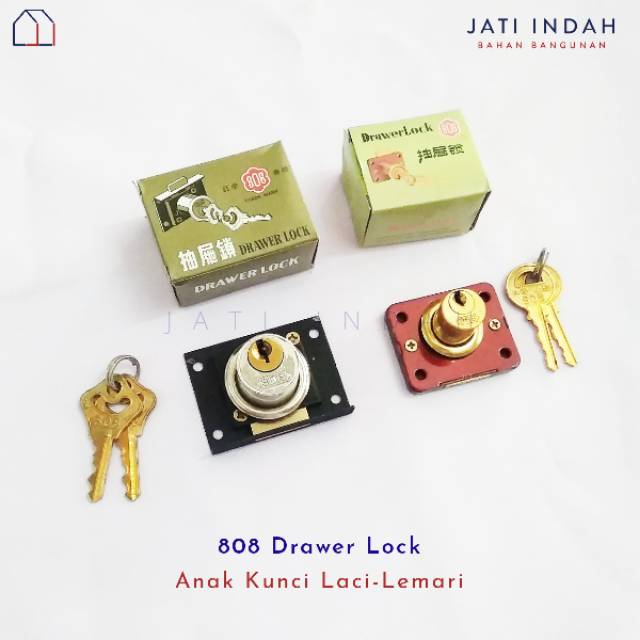 Kunci Laci Lemari 808 Besar dan Kecil