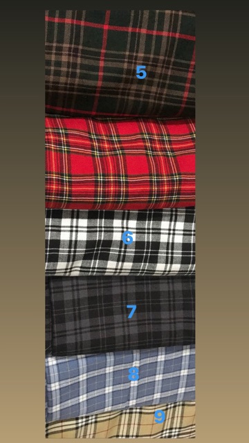 Basic pants tartan big size