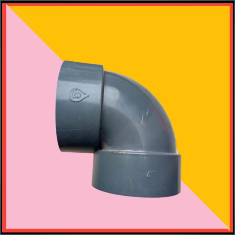 KENI 4" KNIE L ELBOW PIPA PRALON PVC PARALON