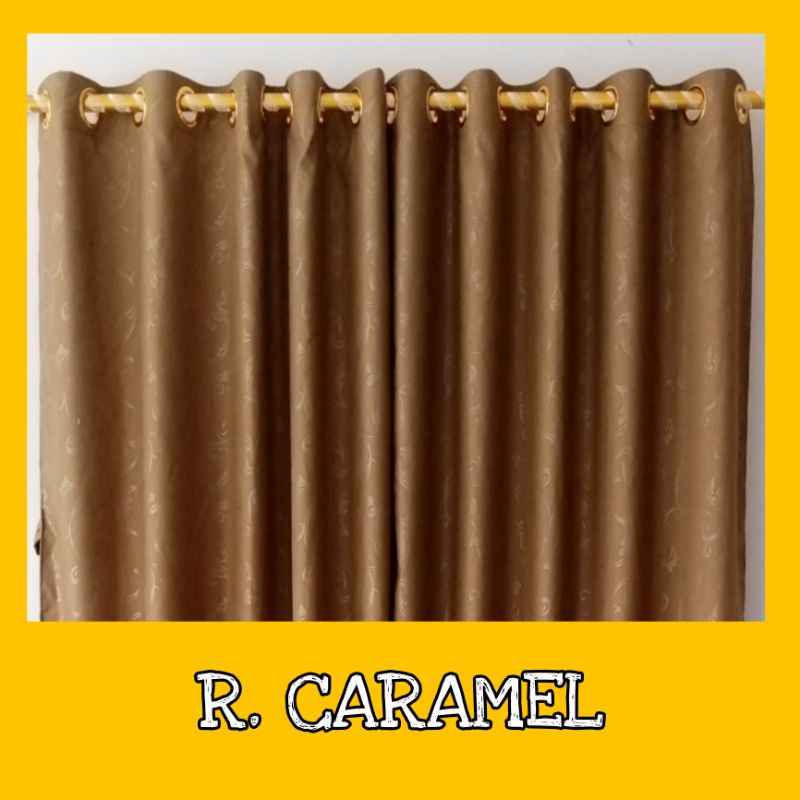 Custom Gorden warna caramel