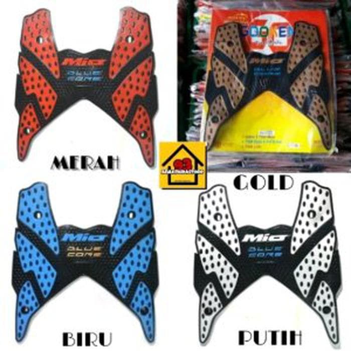 Karpet Footstep bawah Motor Matic Yamaha Mio Soul GT Z 125 fi Rubber new