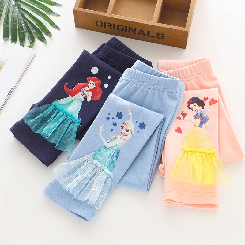 LG23-Legging Anak Perempuan Tutu Princess Kartun